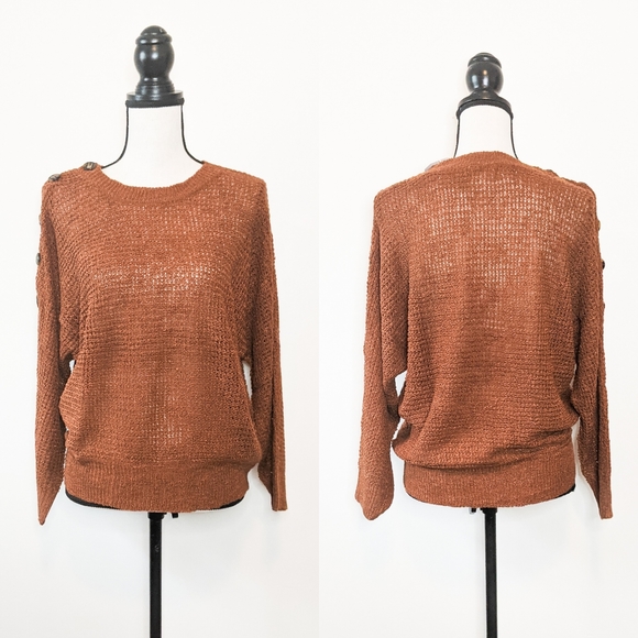 Blu Pepper Sweaters - 🌸🌟LAST 1🌟NWT Blu Pepper Button Detail Sweater